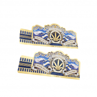 Custom Gold Foil Stamping Cigar Wraps Embossed Paper Cigar Label Ring Printing For Packaging