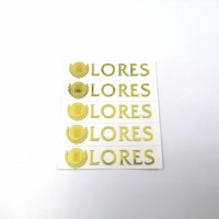 Custom Metal Label Stickers Brand Sticker Electroforming Logo With Cheap Price