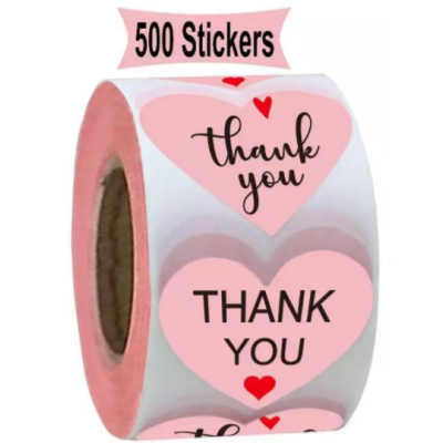 Custom Gold foil Thank You Sticker Custom Thank You Sticker Seal Sticker Printing