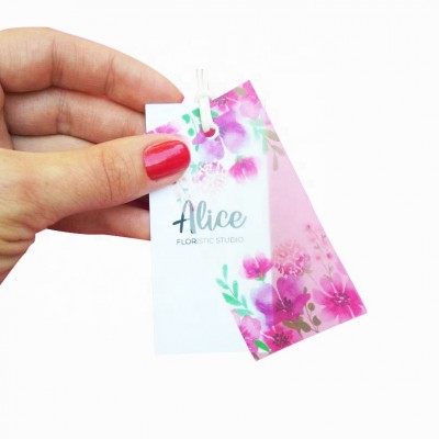 Custom Printing Product Business Clothing Hang Tags Labels