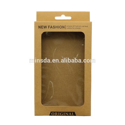 Kraft Paper Box With Covered Window Clear Window Display Paper Box Welcome to Custom