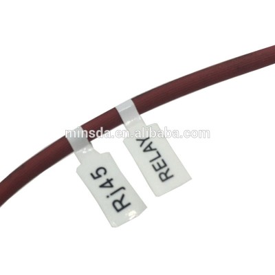 Cable Labels Waterproof Wire Labels Tags Self Adhesive Labels For Electric Appliance