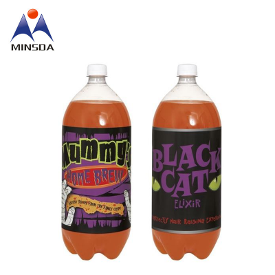 Wholesale Juice Waterproof Soft Drink Bottle Labels From China Label Manufacturer PVC Soda Label