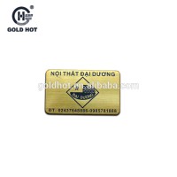 Custom High Quality Metal Logo Tag For Handbag Accessories